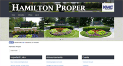 Desktop Screenshot of hamiltonproperhoa.com