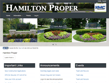 Tablet Screenshot of hamiltonproperhoa.com